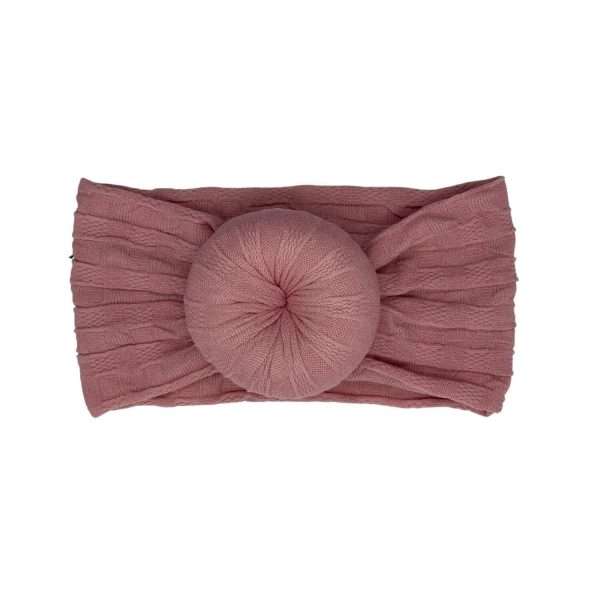 Headband  texturizada top knot