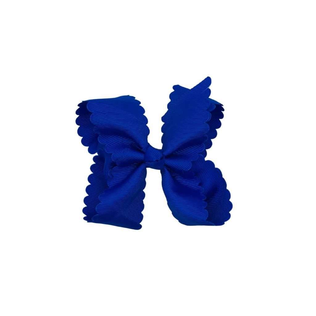 Moño con detalle en la orilla - Azul