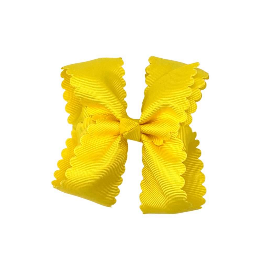 Moño con detalle en la orilla - Amarillo